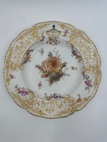 Antique KPM Floral Plate