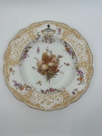 Antique KPM Floral Plate