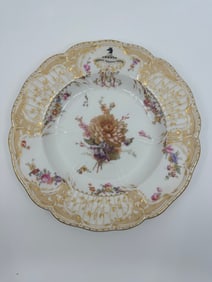 Antique KPM Floral Plate
