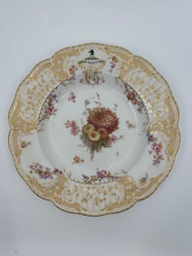 Antique KPM Floral Plate