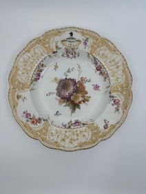 Antique KPM Floral Plate