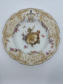 Antique KPM Floral Plate