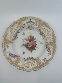 Antique KPM Floral Plate