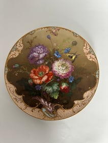 Rare Antique KPM porcelain weichmalerie charger