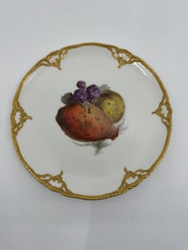 ANTIQUE KPM PORCELAIN FRUIT PLATE