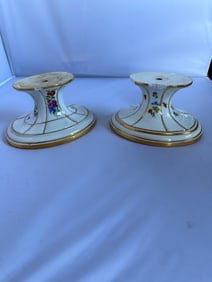 Meissen pair of bases