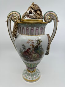 A Meissen Pot-Pourri Vase and Pierced Cover, 19th century