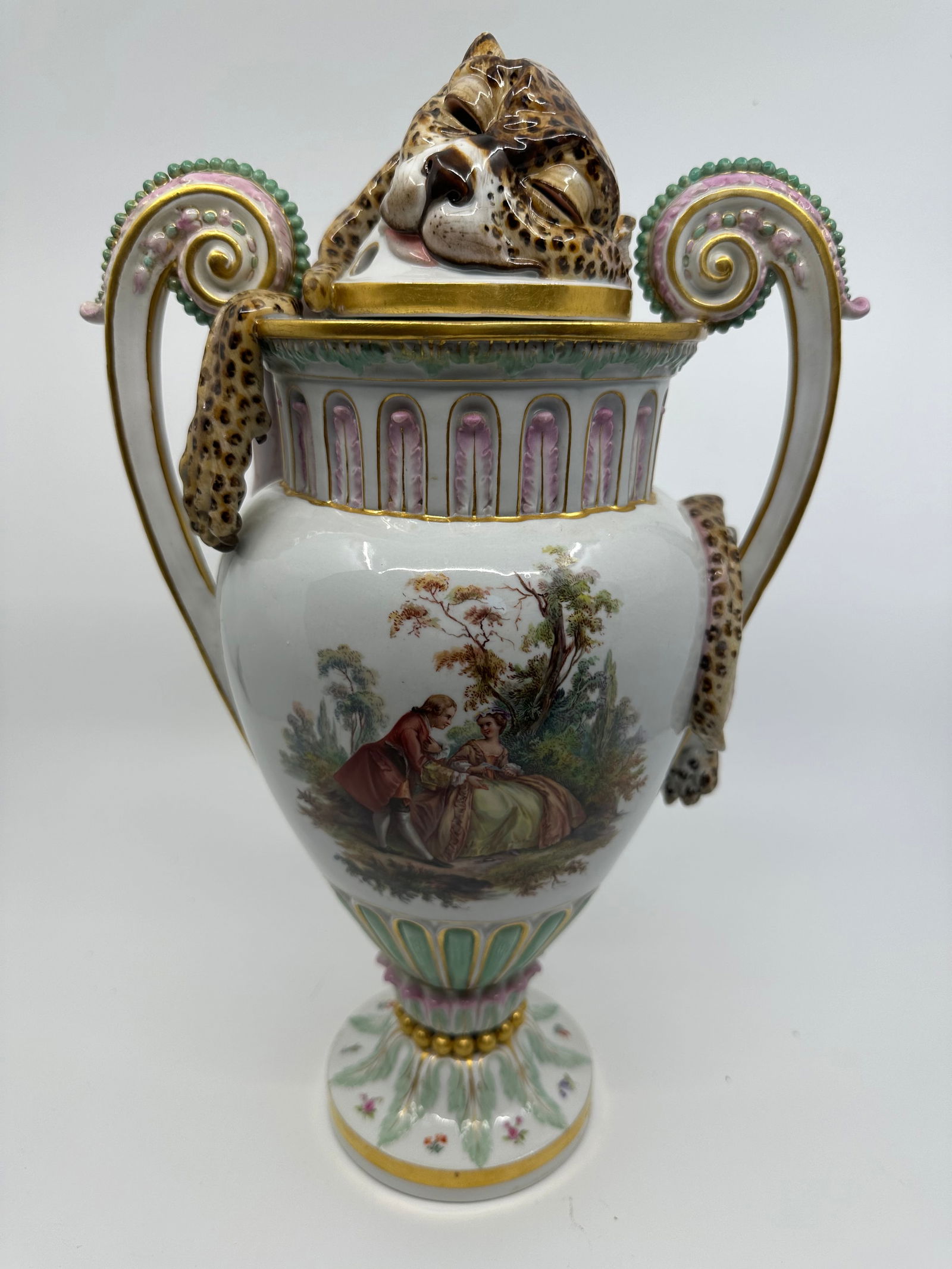 A Meissen Pot-Pourri Vase and Pierced Cover, 19th century (1 of 6)