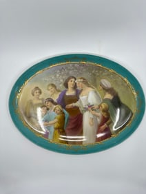 Stunning Antique Royal Vienna Porcelain Charger