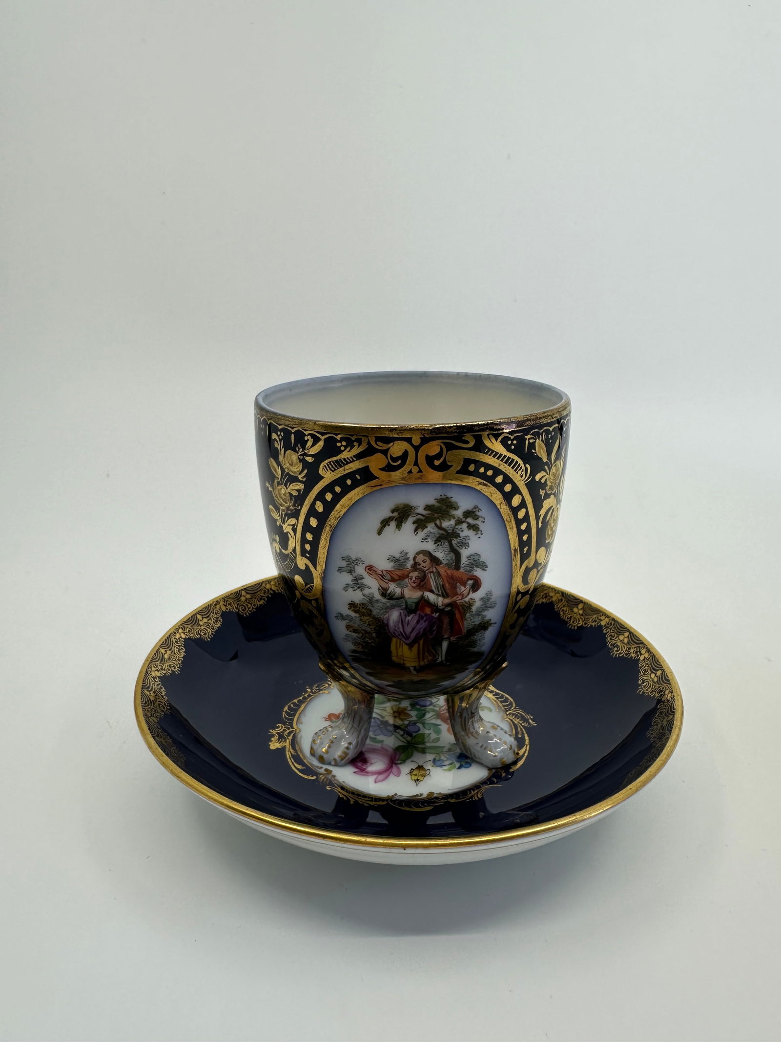 Antique Meissen Porcelain Cup and Saucer (1 of 6)