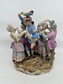 A MEISSEN MUSICAL FIGURE GROUP