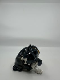 A Meissen Porcelain Figure of a Bulldog