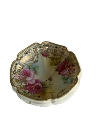 Antique jeweled Nippon footed bowl