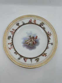 ANTIQUE MEISSEN PORCELAIN CAPODIMONTE PLATE