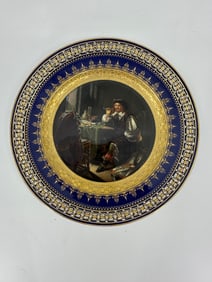 ANTIQUE MEISSEN OLD MASTER PLATE