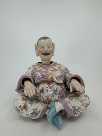 ANTIQUE MEISSEN PORCELAIN NODDING PAGODA FIGURE