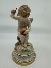 Antique Meissen Cupid Porcelain Figurine L101