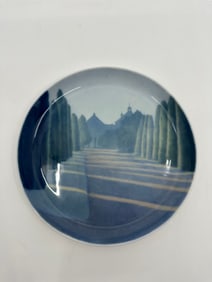 Antique meissen art noveau charger