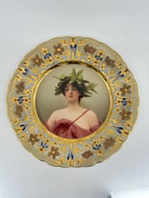 Royal Vienna Plate of Daphne Signed Wagner