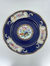 Meissen cobalt plate