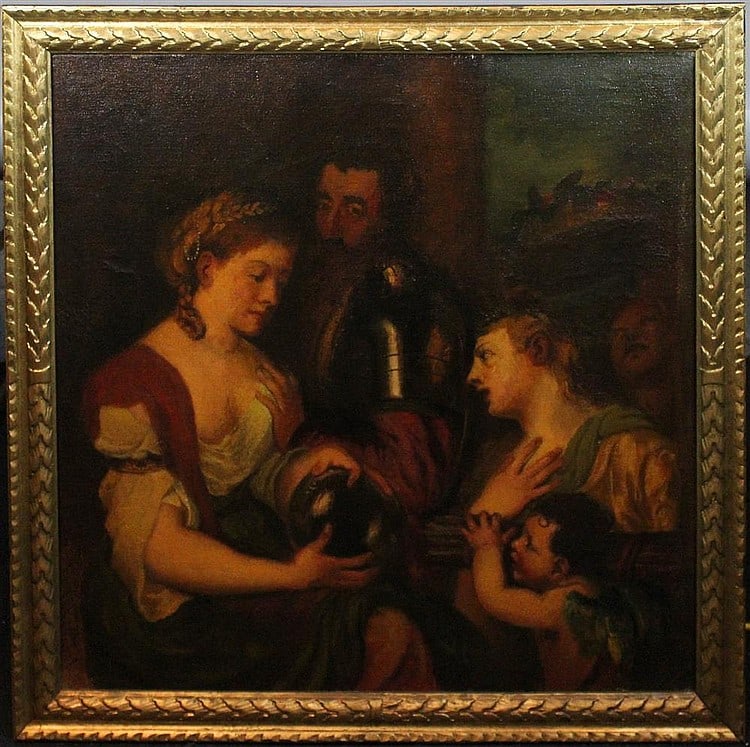 Late 19th Century Oil on Canvas AFTER TITIAN (1 of 1)