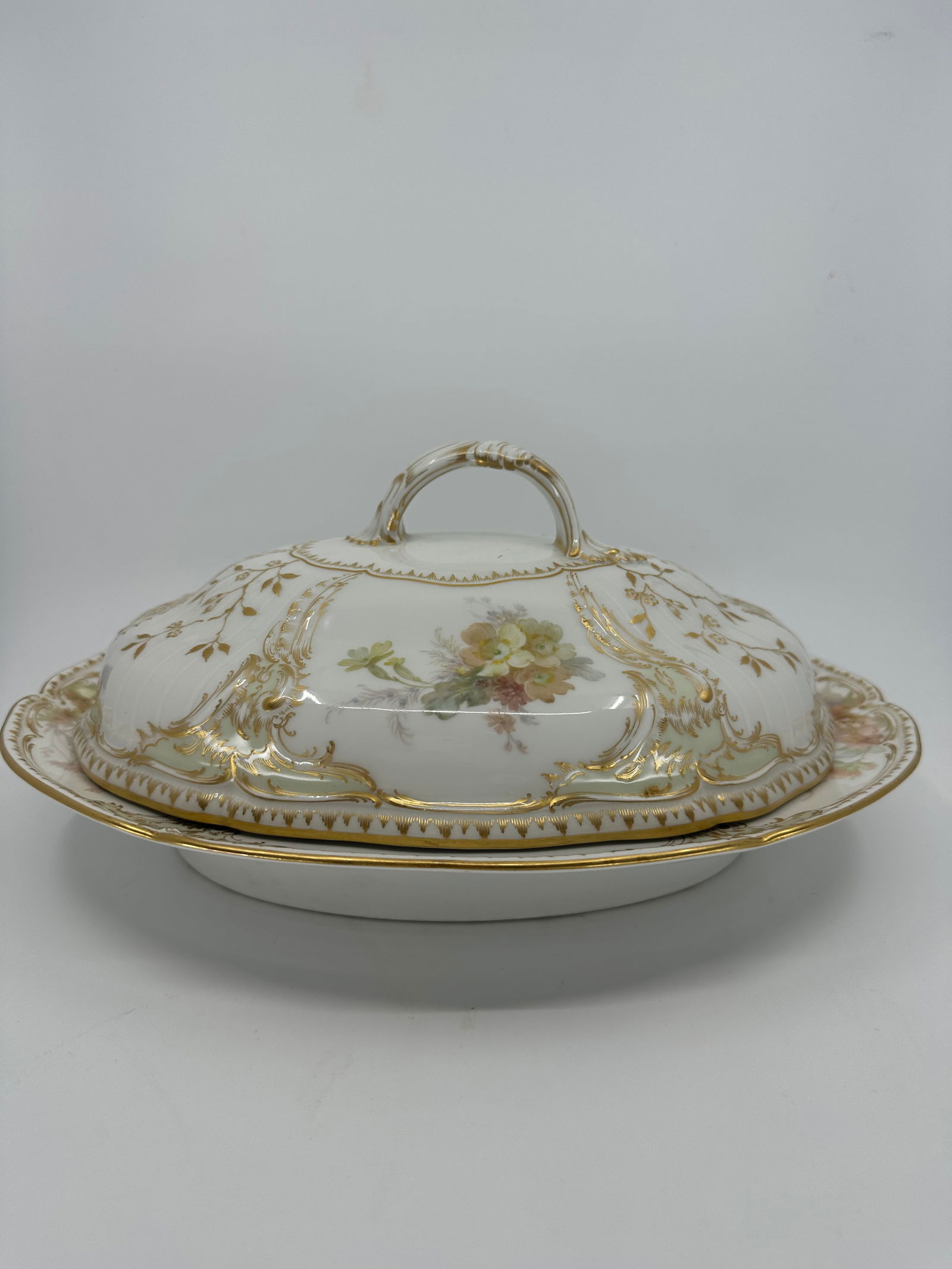 KPM Berlin Germany Hand Painted Porcelain Lidded Tureen circa 1900 Weichmalerie (1 of 9)