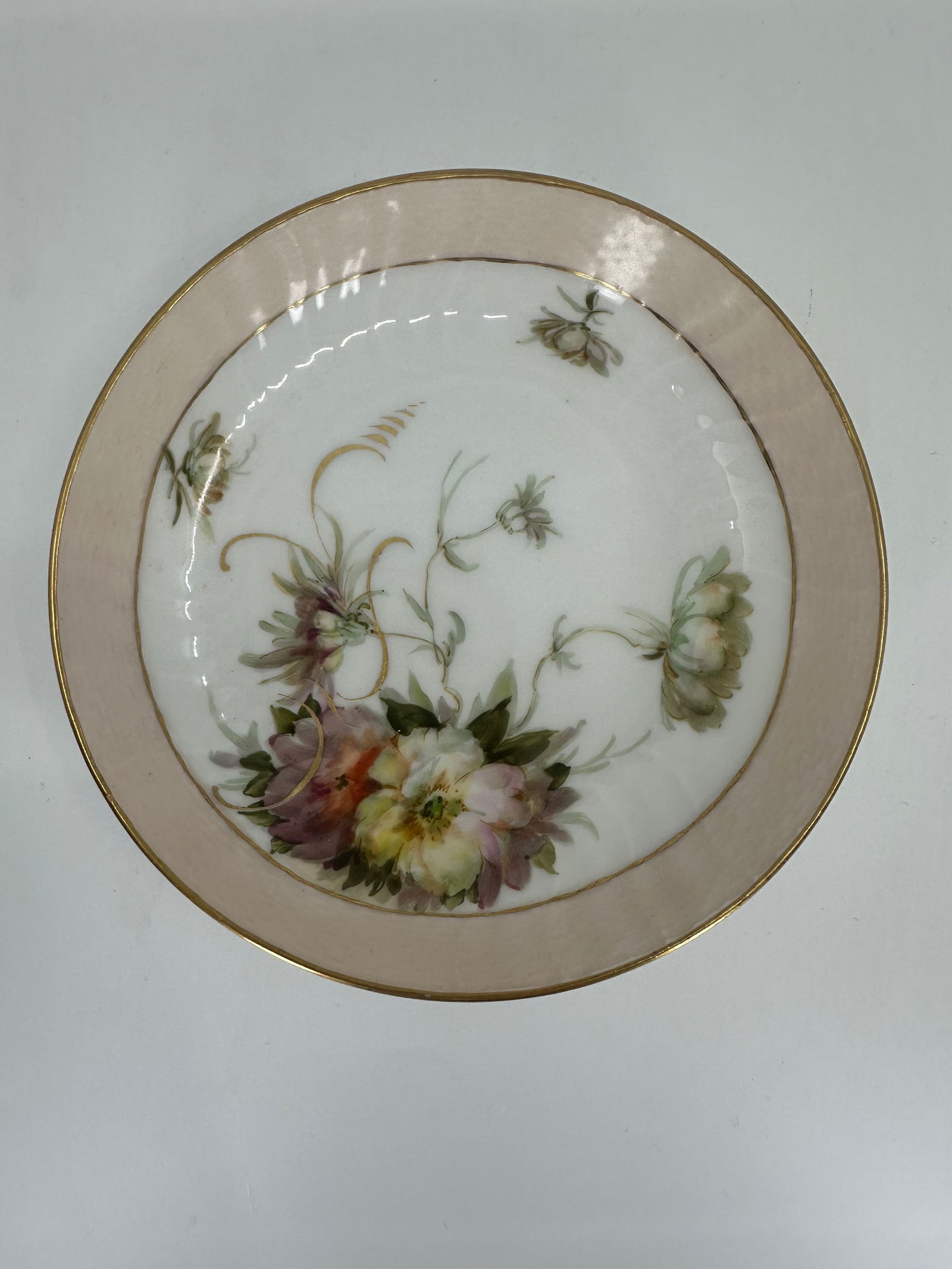 Antique KPM Floral Plate (1 of 2)