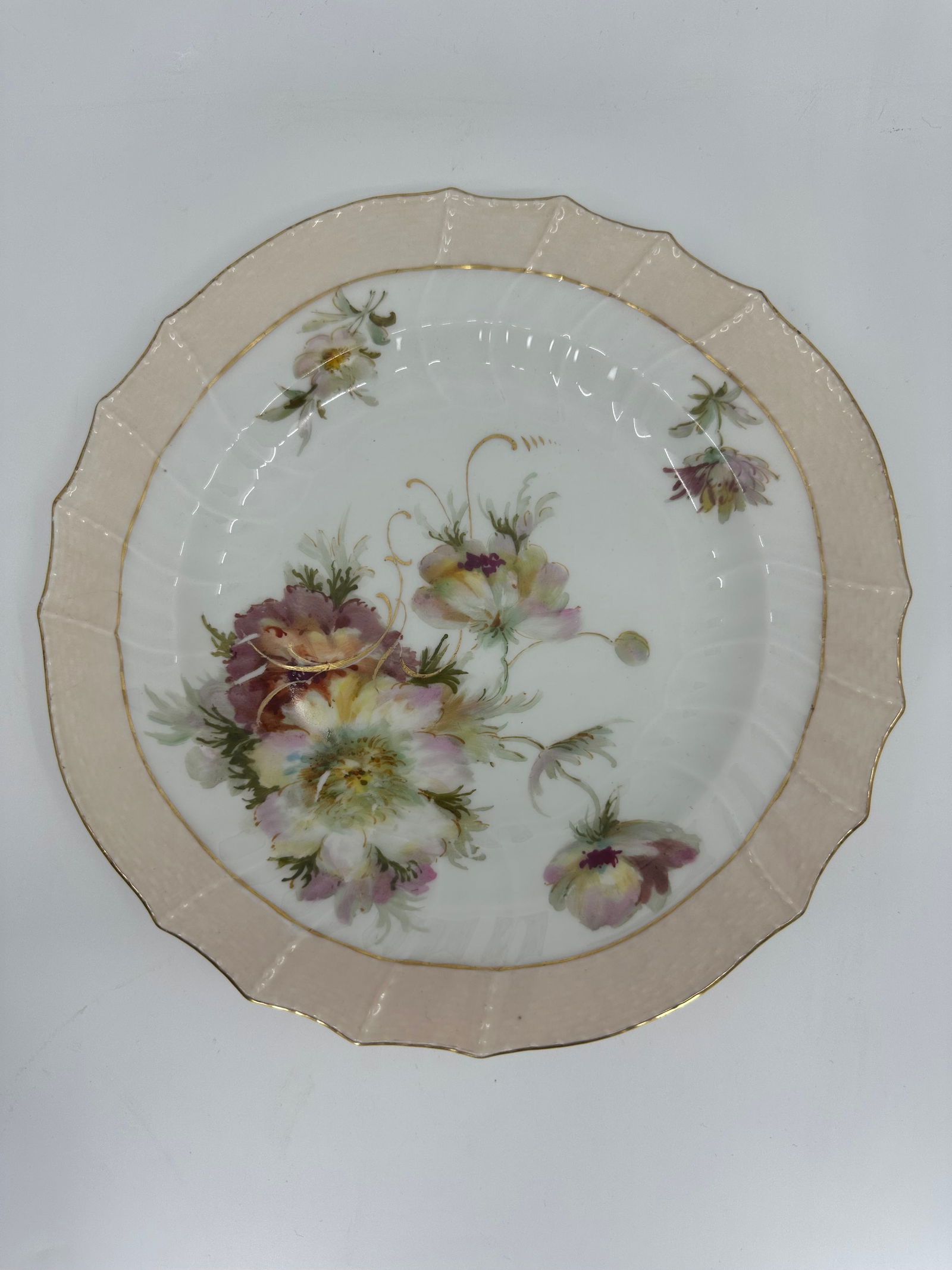 Antique KPM Floral Plate (1 of 2)