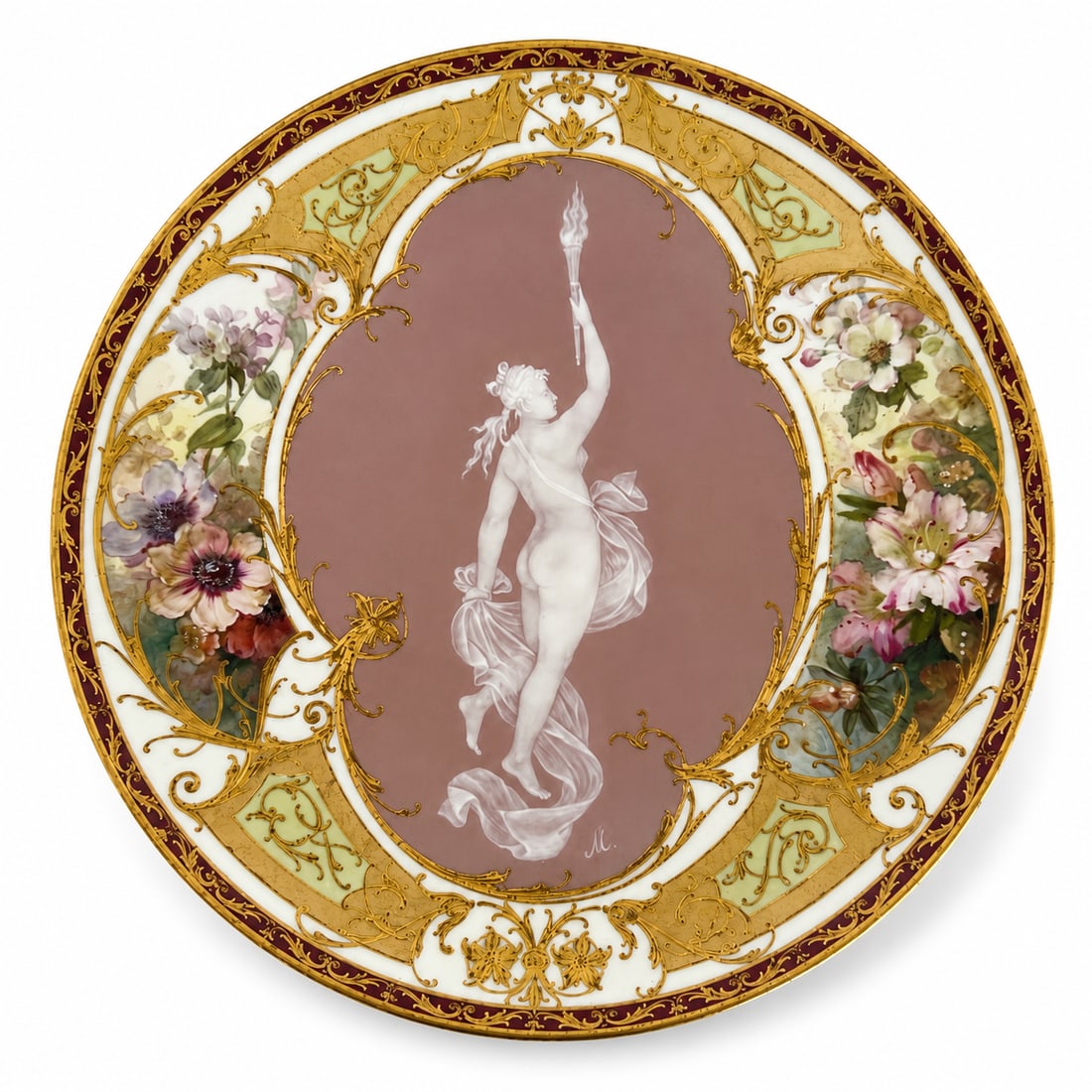 Museum Quality KPM Berlin Pate Sur Pate Porcelain Charger (1 of 7)
