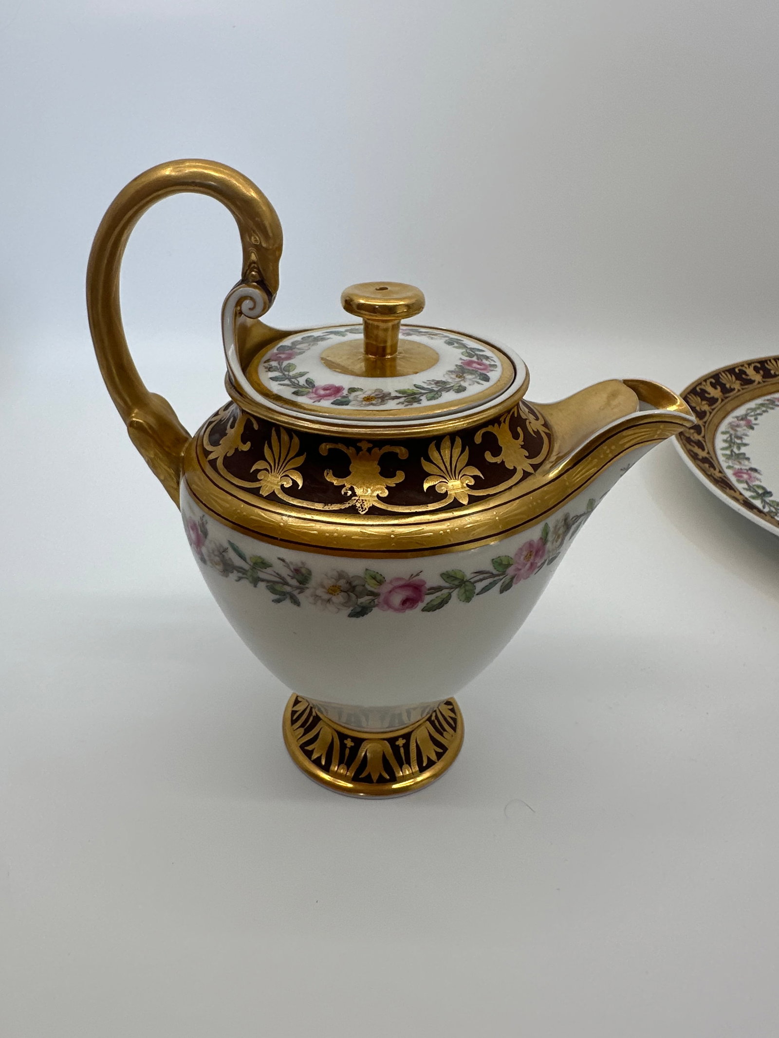 Antique KPM empire tea set - 11