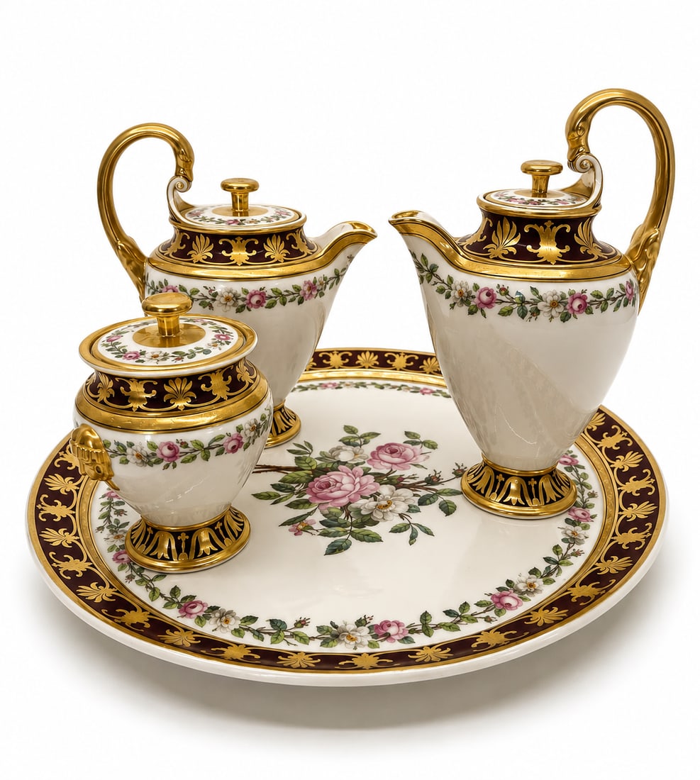 Antique KPM empire tea set: place holder