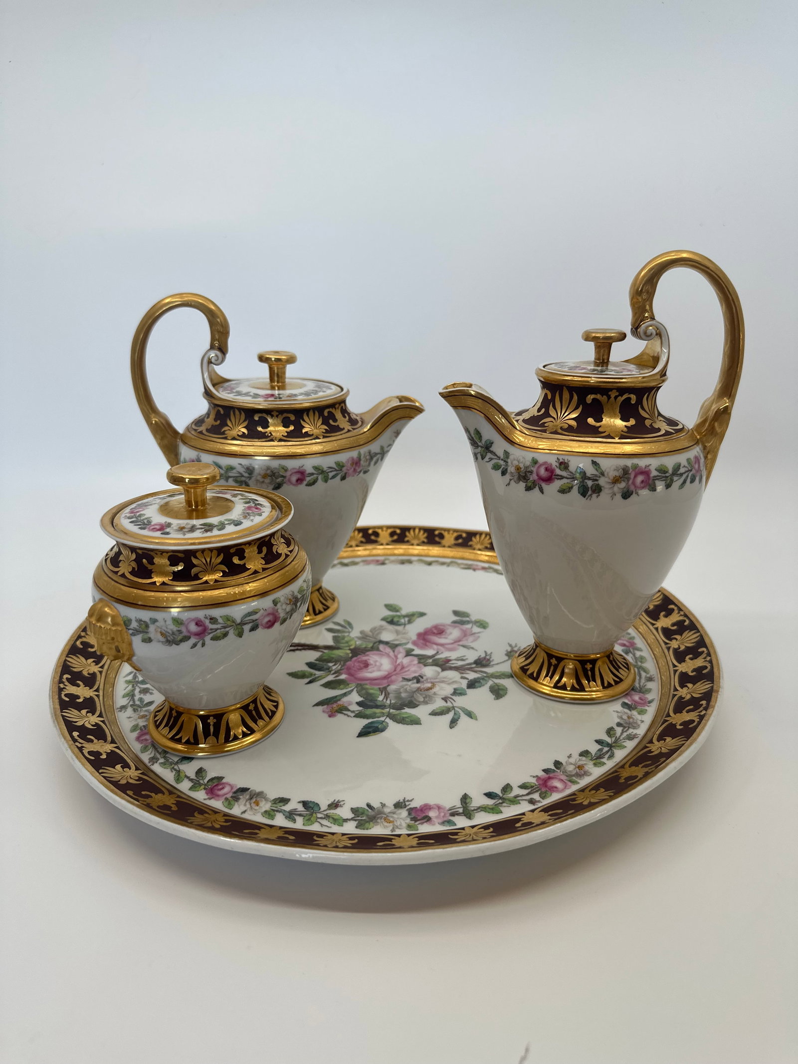Antique KPM empire tea set - 20