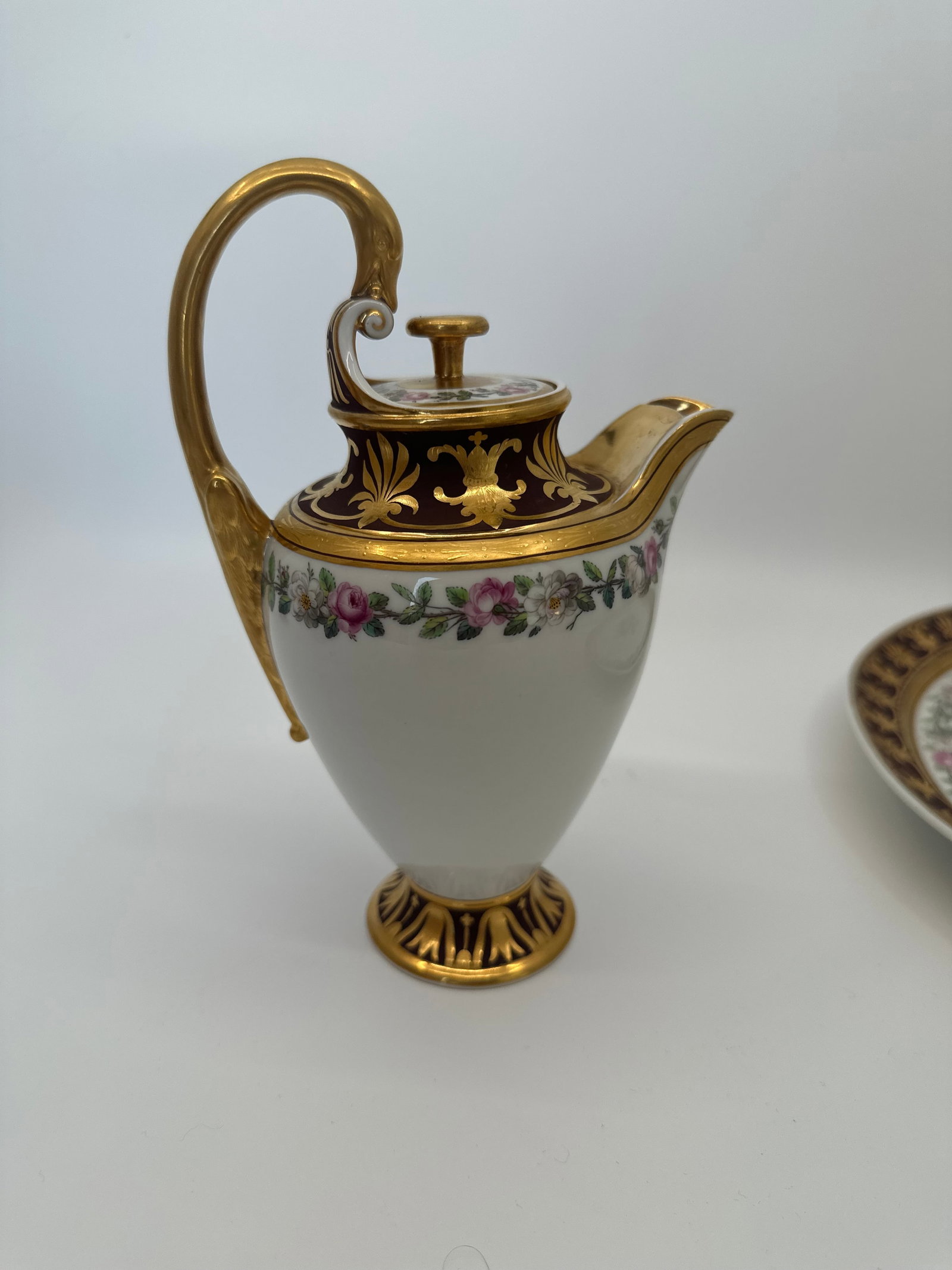 Antique KPM empire tea set - 5