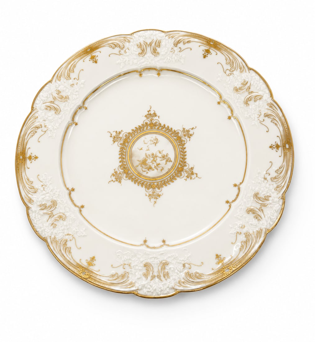 GORGEOUS Sevres 1887 MUSEUM QUALITY Plate (1 of 5)