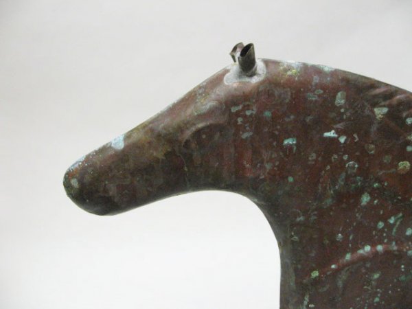 A Copper Running Horse Weathervane, - 2