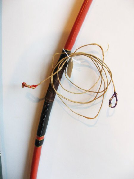 Japanese Lacquer Bow w/ woven basket quiver - 3