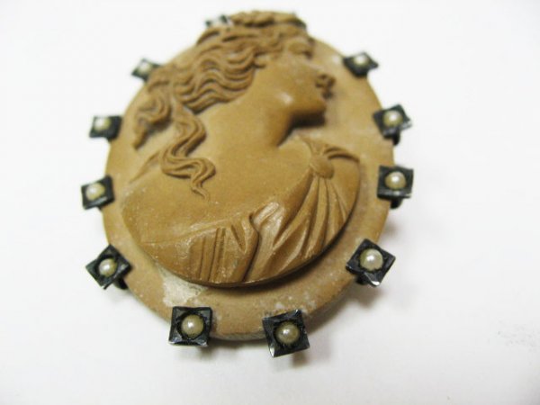 A 19th C Carved Stone Cameo - 3