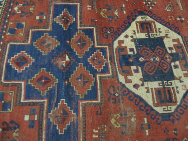 An Antique Kazak Lori Pambak Rug, - 2