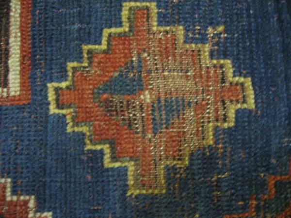 An Antique Kazak Lori Pambak Rug, - 3