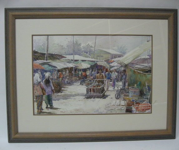 An M. Zain Watercolor,