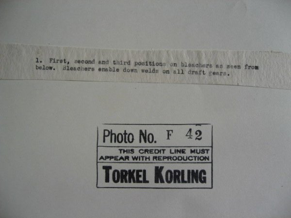 Torkel Korling Black / White Photo workers weldin - 3
