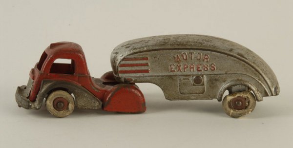 1930s Iron Motor Express Truck, - 2
