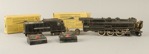 American Flyer 314 AW 4-6-2 Engine and Tender