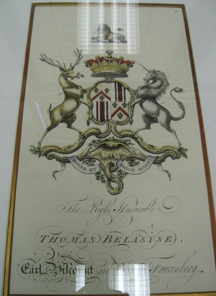 Set of 4 English Heraldry Handcolored Engravings - 6