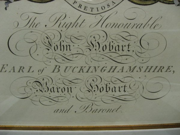 Set of 4 English Heraldry Handcolored Engravings - 8
