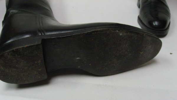 Pair English Riding Boots with trees, c.1900, - 4