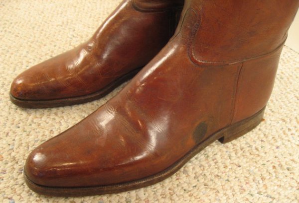 Pair English Riding Boots with trees c. 1930, - 3