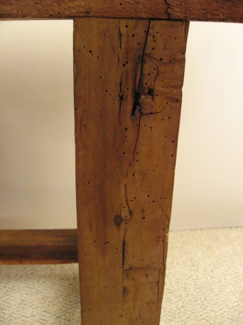 Old French Wooden Work Bench Lyon c. 1875, - 2