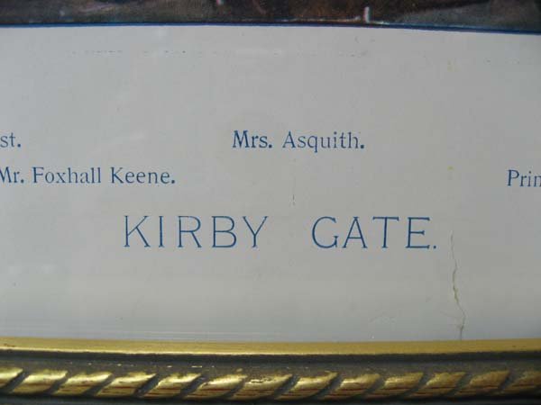 Vanity Fair Print: "Kirby Gate" from Nov. 28, 1901 - 2