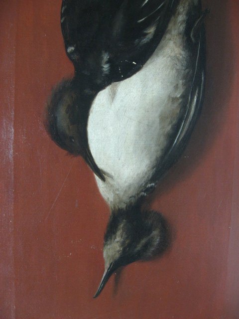 Oil on Canvas Game Bird, from Maine, late 19th c. - 4